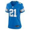 Roger McCreary Detroit Lions Nike Women's Team Game Jersey - Blue - Side View