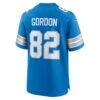 Thomas Gordon Detroit Lions Nike Team Game Jersey - Blue - Detail View