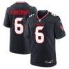 Reed Blankenship Houston Texans Nike Team Game Jersey - Navy - Front View