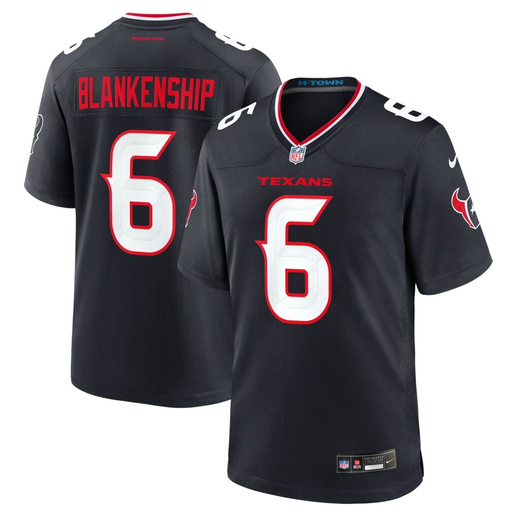 Reed Blankenship Houston Texans Nike Team Game Jersey