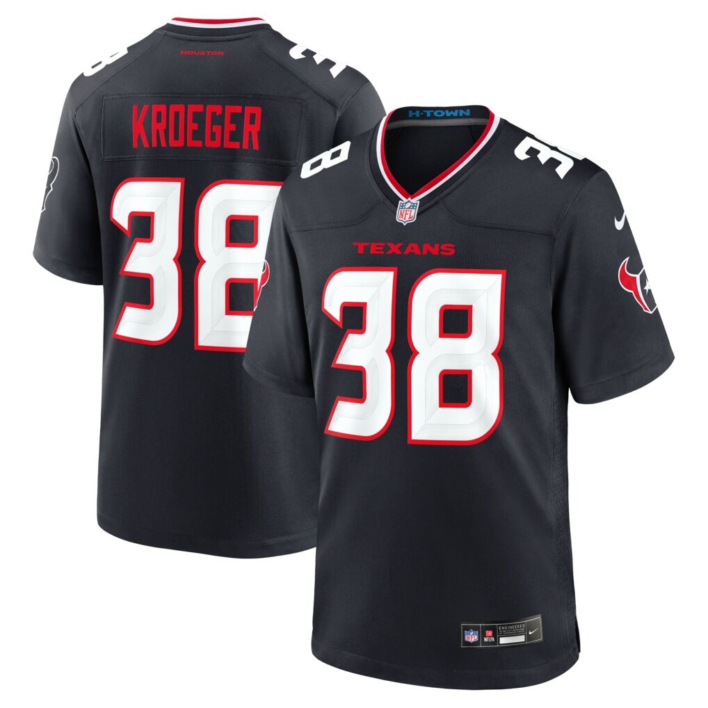 Kai Kroeger Houston Texans Nike Team Game Jersey