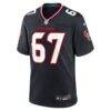 Evan Brown Houston Texans Nike Team Game Jersey - Navy - Side View