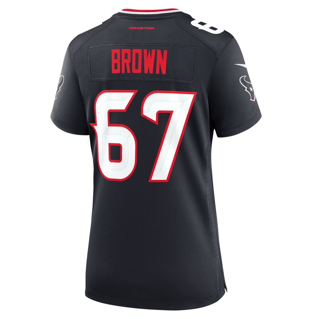 Evan Brown Houston Texans Nike Women's Team Game Jersey