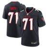 Braden Smith Houston Texans Nike Team Game Jersey - Navy - Front View