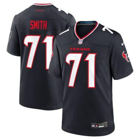 Braden Smith Houston Texans Nike Team Game Jersey - Navy - Front View