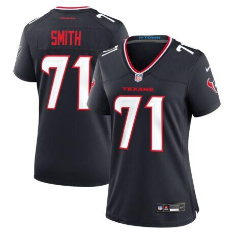 Braden Smith Houston Texans Nike Women's Team Game Jersey - Navy - Front View