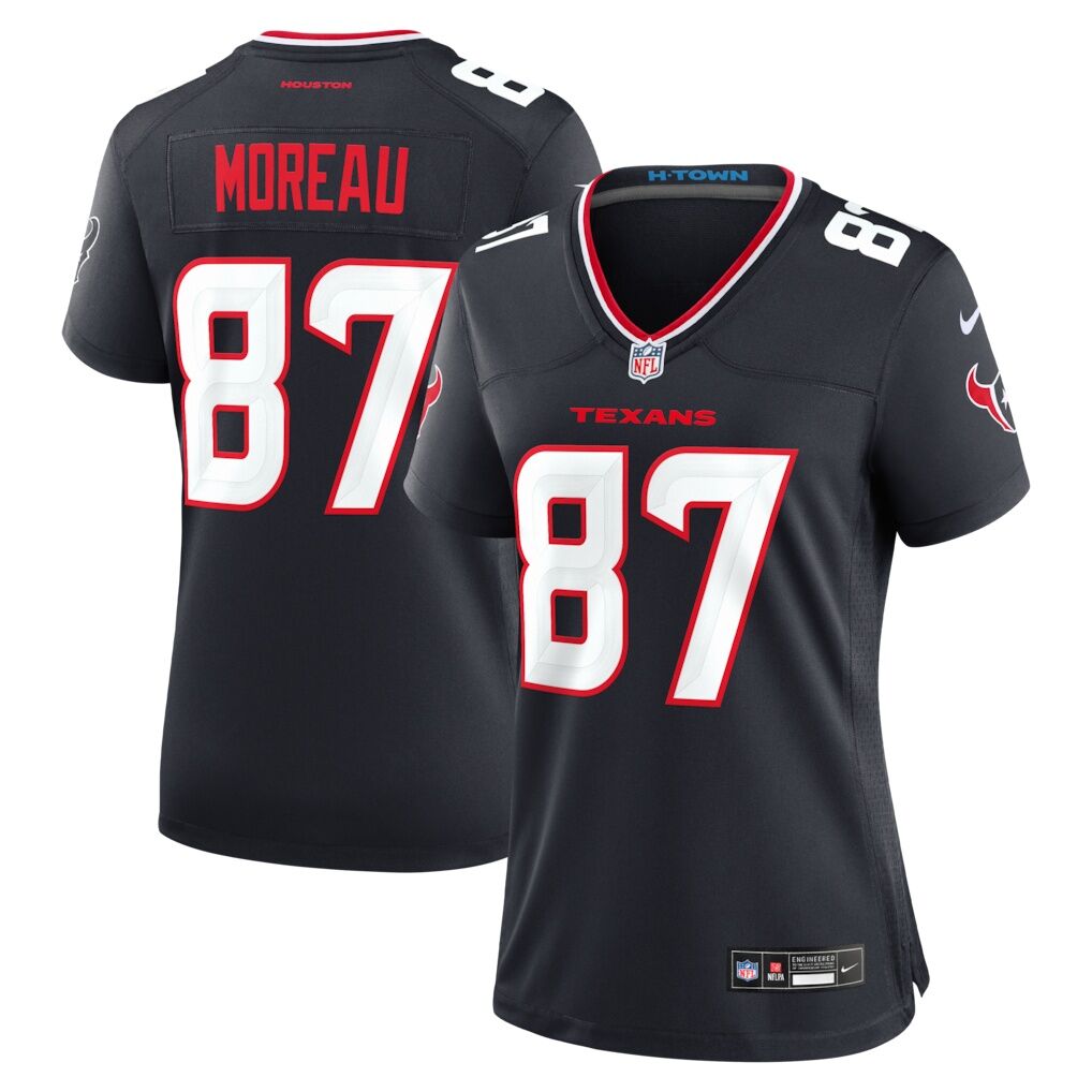 Foster Moreau Houston Texans Nike Women's Team Game Jersey