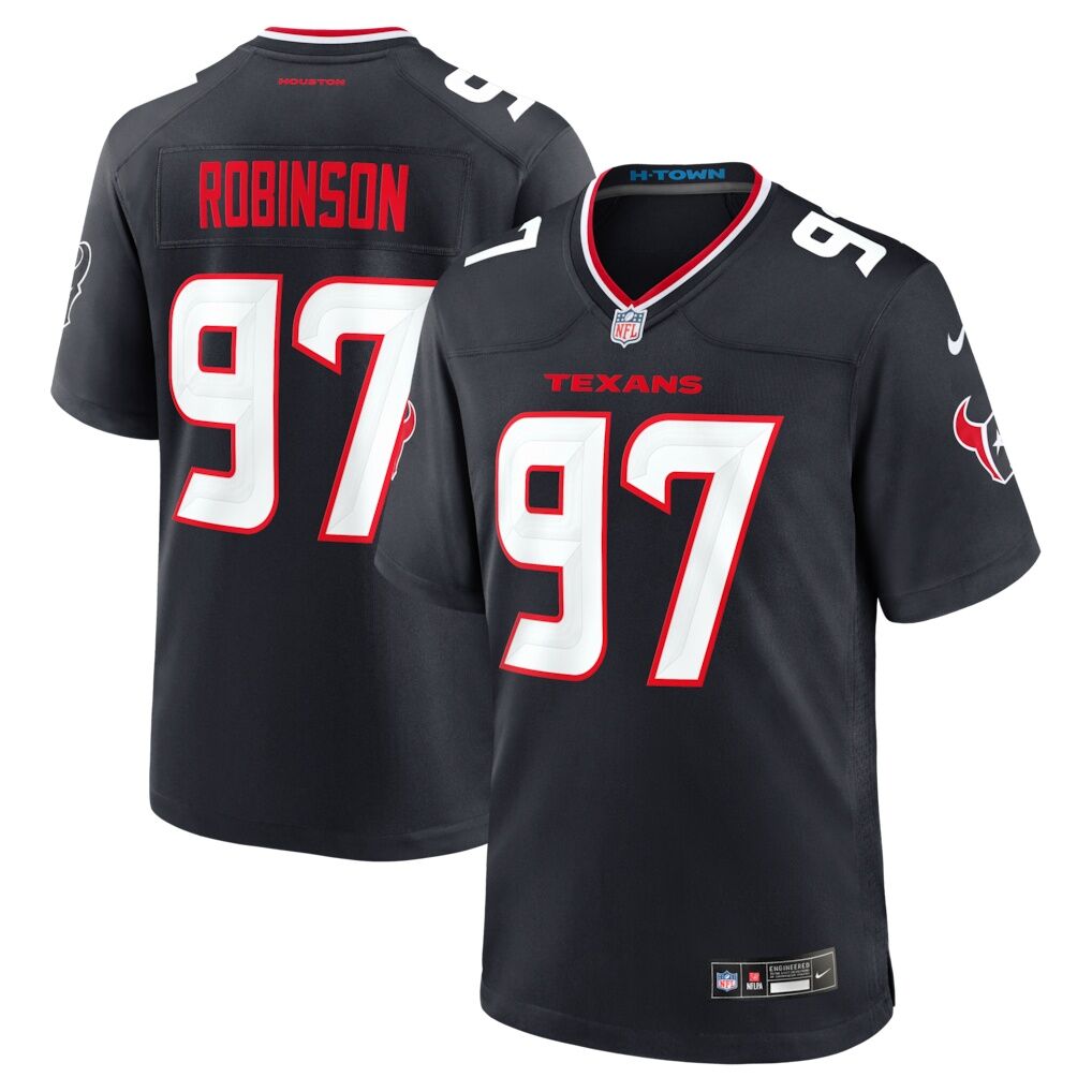 Dominique Robinson Houston Texans Nike Team Game Jersey