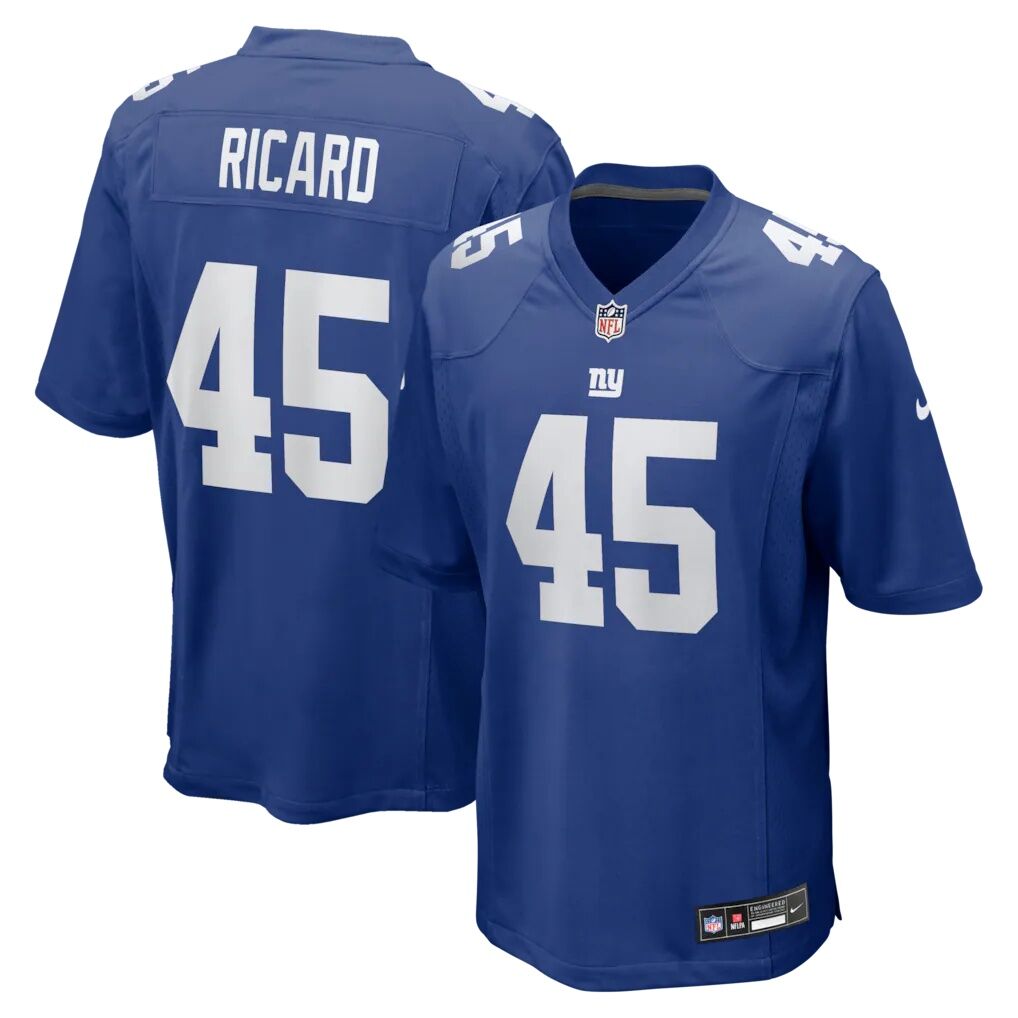 Patrick Ricard New York Giants Nike Team Game Jersey -  Royal