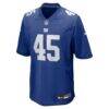 Patrick Ricard New York Giants Nike Team Game Jersey - - Side View