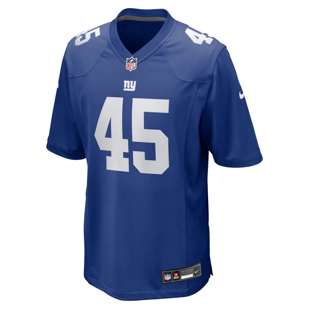 Patrick Ricard New York Giants Nike Team Game Jersey -  Royal
