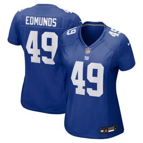 Tremaine Edmunds New York Giants Nike Women's Team Game Jersey - - Front View