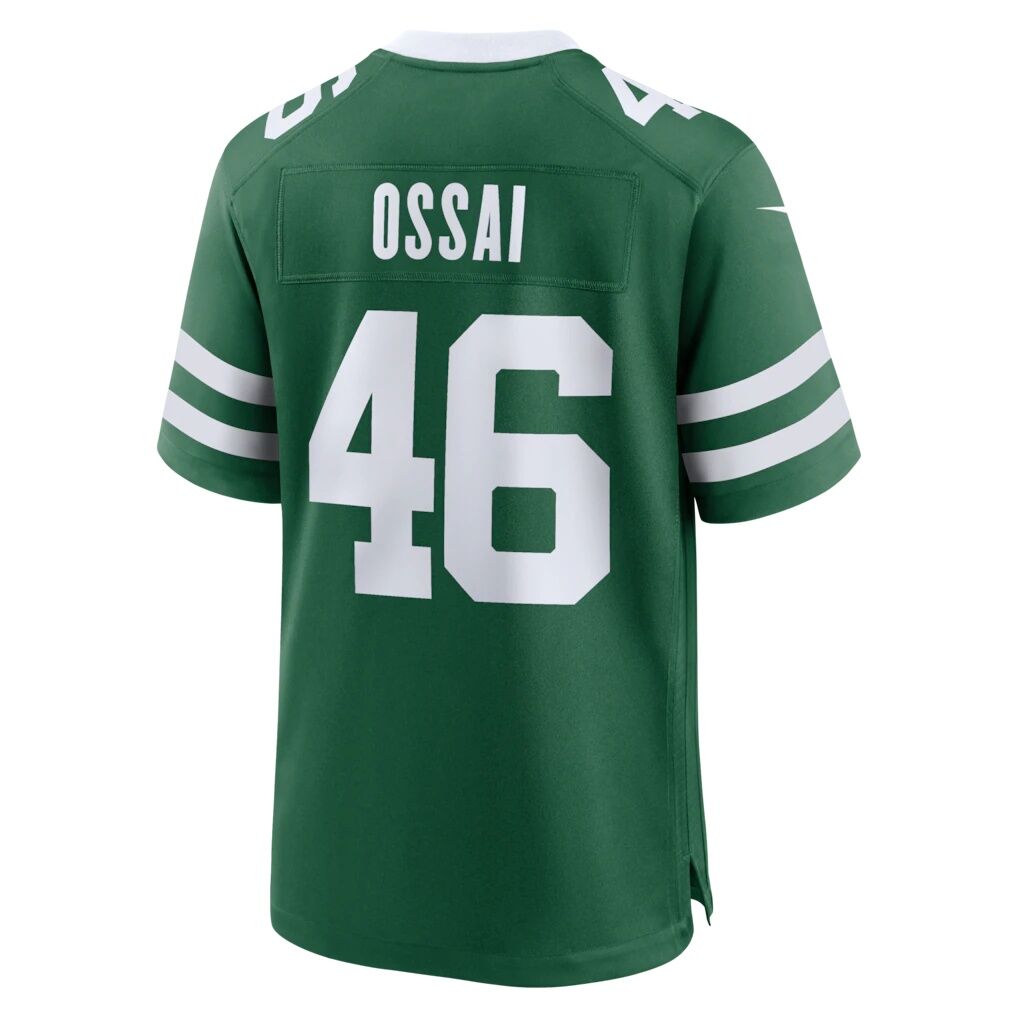 Joseph Ossai New York Jets Nike Team Game Jersey - Legacy Green
