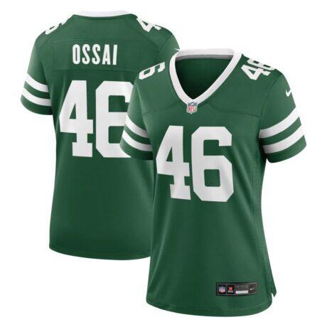 Joseph Ossai New York Jets Nike Women's Team Game Jersey - - Front View