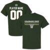 Colorado State Rams Unisex Collegiate Women's Basketball NIL Pick-A-Player T-Shirt - Green - Front View