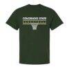 Colorado State Rams Unisex Collegiate Women's Basketball NIL Pick-A-Player T-Shirt - Green - Side View