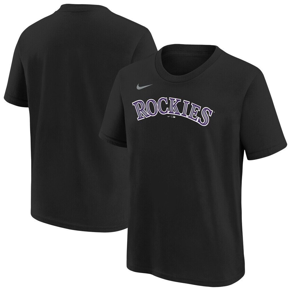 Colorado Rockies Nike Youth Wordmark T-Shirt