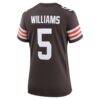 Quincy Williams Cleveland Browns Nike Women's Team Game Jersey - Brown - Detail View