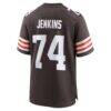 Elgton Jenkins Cleveland Browns Nike Team Game Jersey - Brown - Detail View
