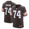 Elgton Jenkins Cleveland Browns Nike Team Game Jersey - Brown - Front View