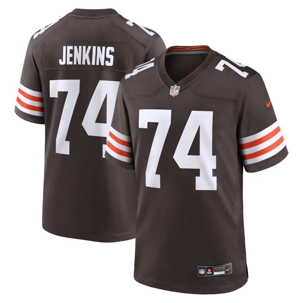 Elgton Jenkins Cleveland Browns Nike Team Game Jersey