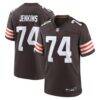 Elgton Jenkins Cleveland Browns Nike Team Game Jersey - Brown - Front View