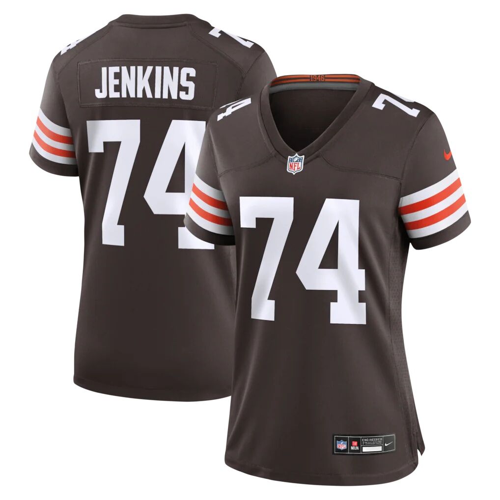 Elgton Jenkins Cleveland Browns Nike Women's Team Game Jersey
