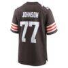 Zion Johnson Cleveland Browns Nike Team Game Jersey - Brown - Detail View