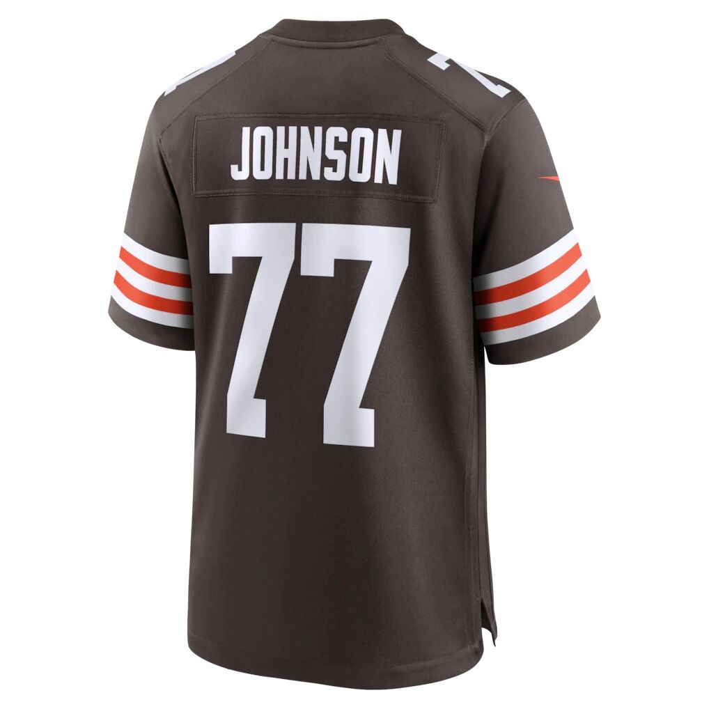 Zion Johnson Cleveland Browns Nike Team Game Jersey
