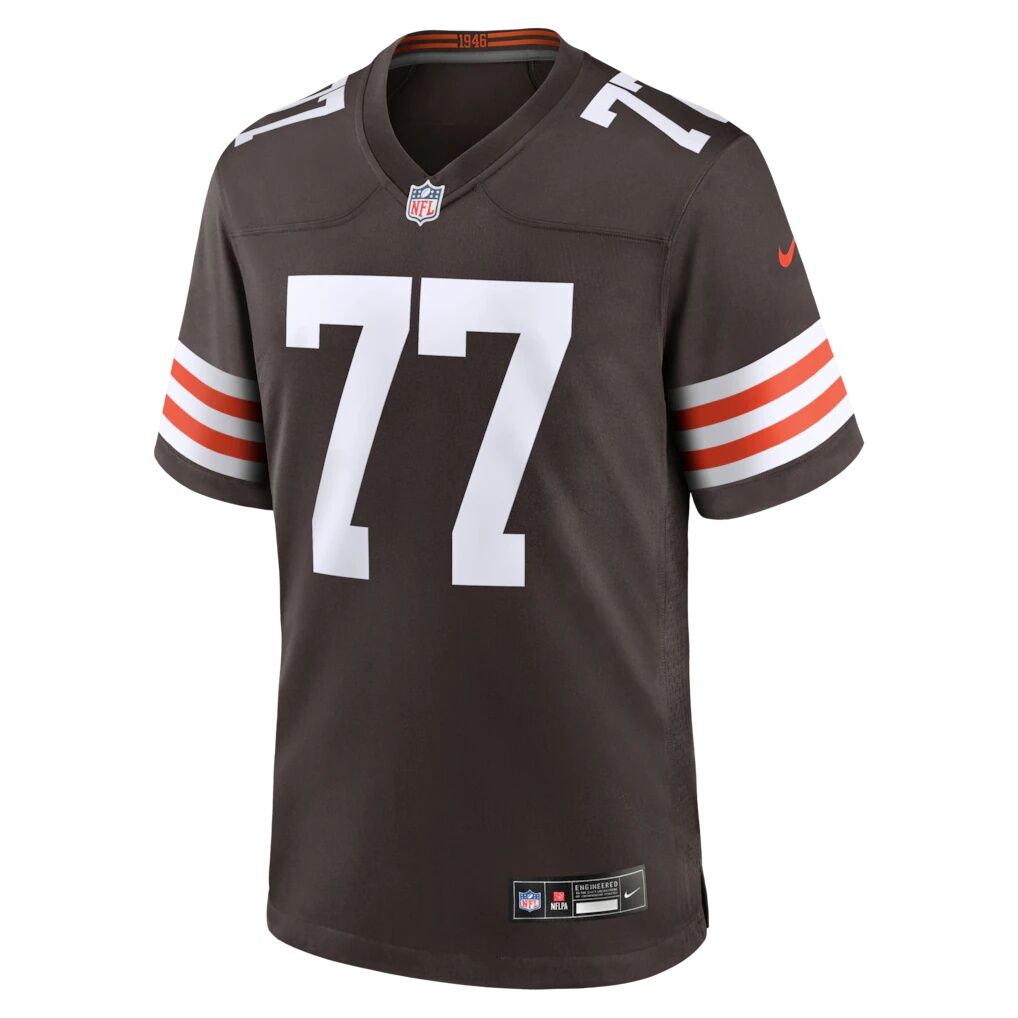 Zion Johnson Cleveland Browns Nike Team Game Jersey