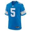 Teddy Bridgewater Detroit Lions Nike Team Game Jersey - Blue - Side View