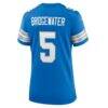 Teddy Bridgewater Detroit Lions Nike Women's Team Game Jersey - Blue - Detail View