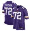 Ryan Van Demark Minnesota Vikings Nike Team Game Jersey - Purple - Front View