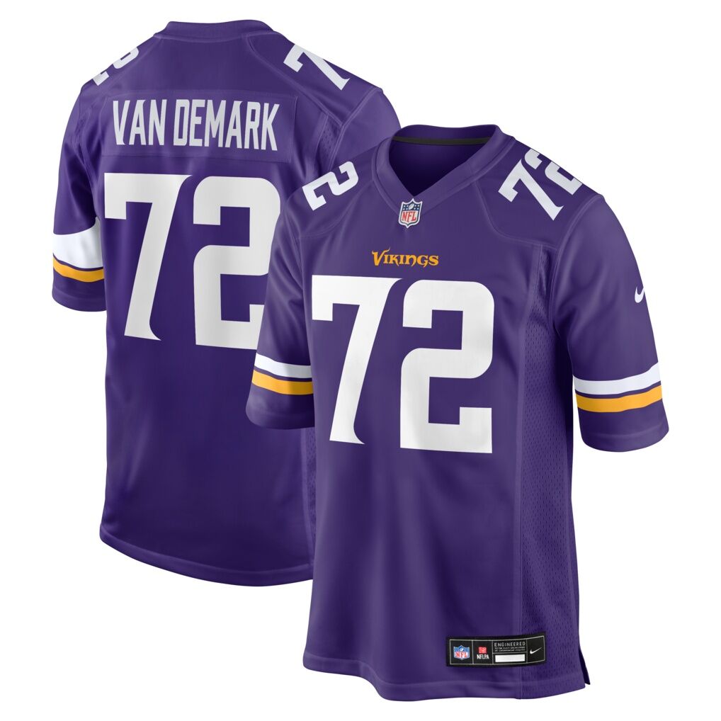 Ryan Van Demark Minnesota Vikings Nike Team Game Jersey