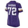 Ryan Van Demark Minnesota Vikings Nike Women's Team Game Jersey - Purple - Detail View