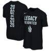 Portland Fire Nike Legacy Reignited T-Shirt - Black - Front View