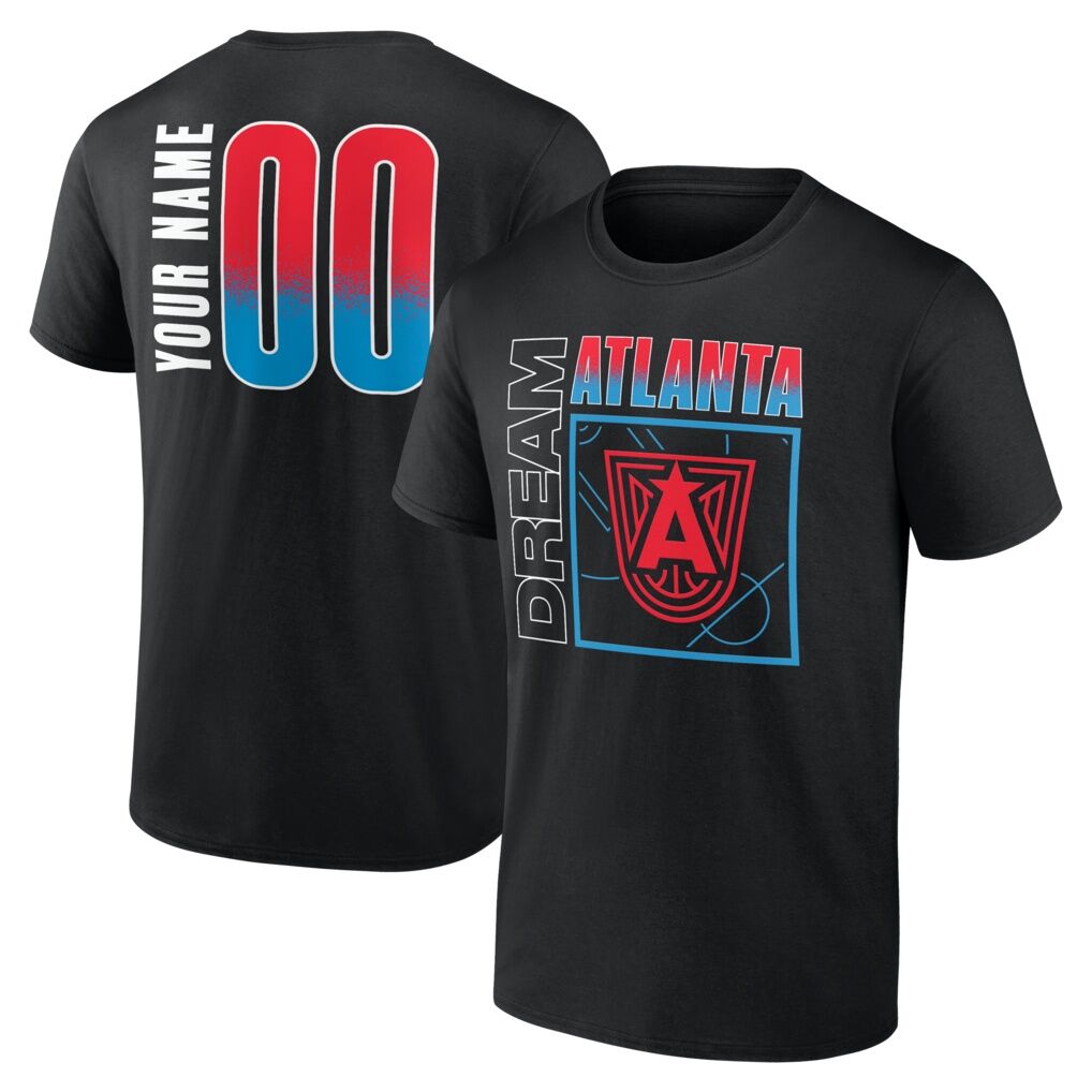 Atlanta Dream  Home Court Pop Personalized Name & Number T-Shirt