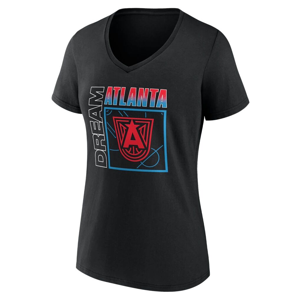 Atlanta Dream Women's Home Court Pop Personalized Name & Number V-Neck T-Shirt