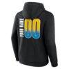 Chicago Sky Big & Tall Home Court Pop Personalized Name & Number Hoodie - Black - Detail View
