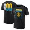 Chicago Sky Big & Tall Home Court Pop Personalized Name & Number T-Shirt - Black - Front View