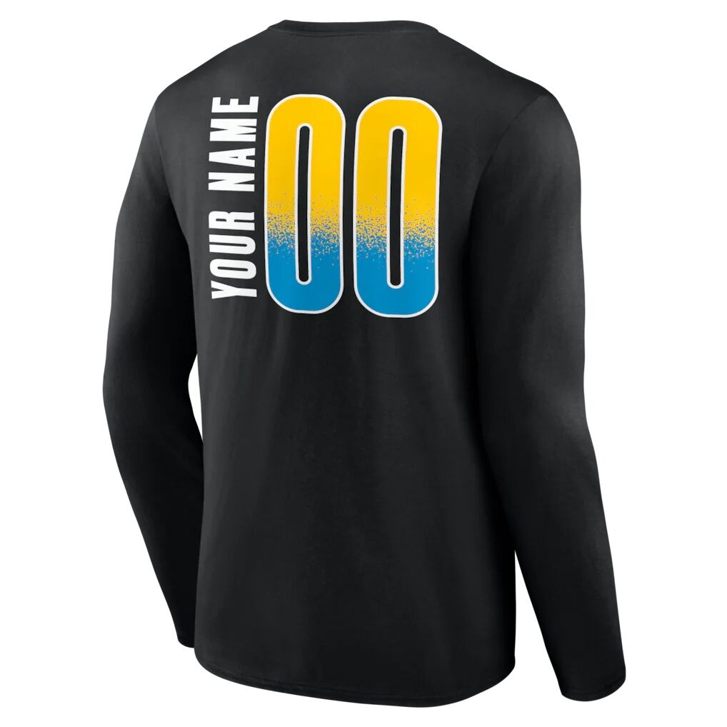 Chicago Sky  Home Court Pop Personalized Name & Number Long Sleeve T-Shirt