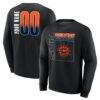 Connecticut Sun Home Court Pop Personalized Name & Number Sweatshirt - Black - Front View