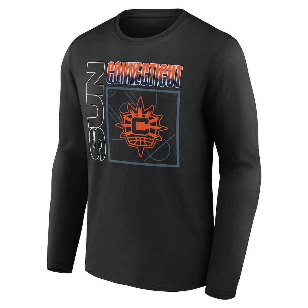 Connecticut Sun  Home Court Pop Personalized Name & Number Long Sleeve T-Shirt
