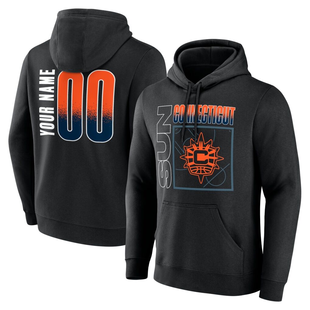 Connecticut Sun  Home Court Pop Personalized Name & Number Hoodie