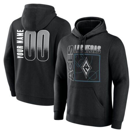 Las Vegas Aces Big & Tall Home Court Pop Personalized Name & Number Hoodie