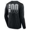 Las Vegas Aces Home Court Pop Personalized Name & Number Long Sleeve T-Shirt - Black - Detail View
