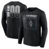 Las Vegas Aces Home Court Pop Personalized Name & Number Long Sleeve T-Shirt - Black - Front View