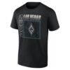 Las Vegas Aces Home Court Pop Personalized Name & Number T-Shirt - Black - Side View