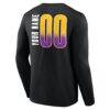 Los Angeles Sparks Home Court Pop Personalized Name & Number Long Sleeve T-Shirt - Black - Detail View