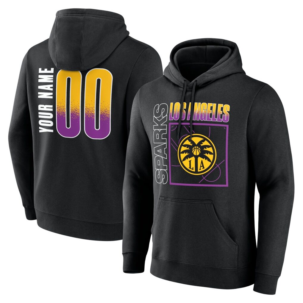 Los Angeles Sparks  Home Court Pop Personalized Name & Number Hoodie